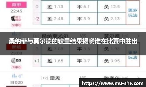 桑纳菲与莫尔德的较量结果揭晓谁在比赛中胜出